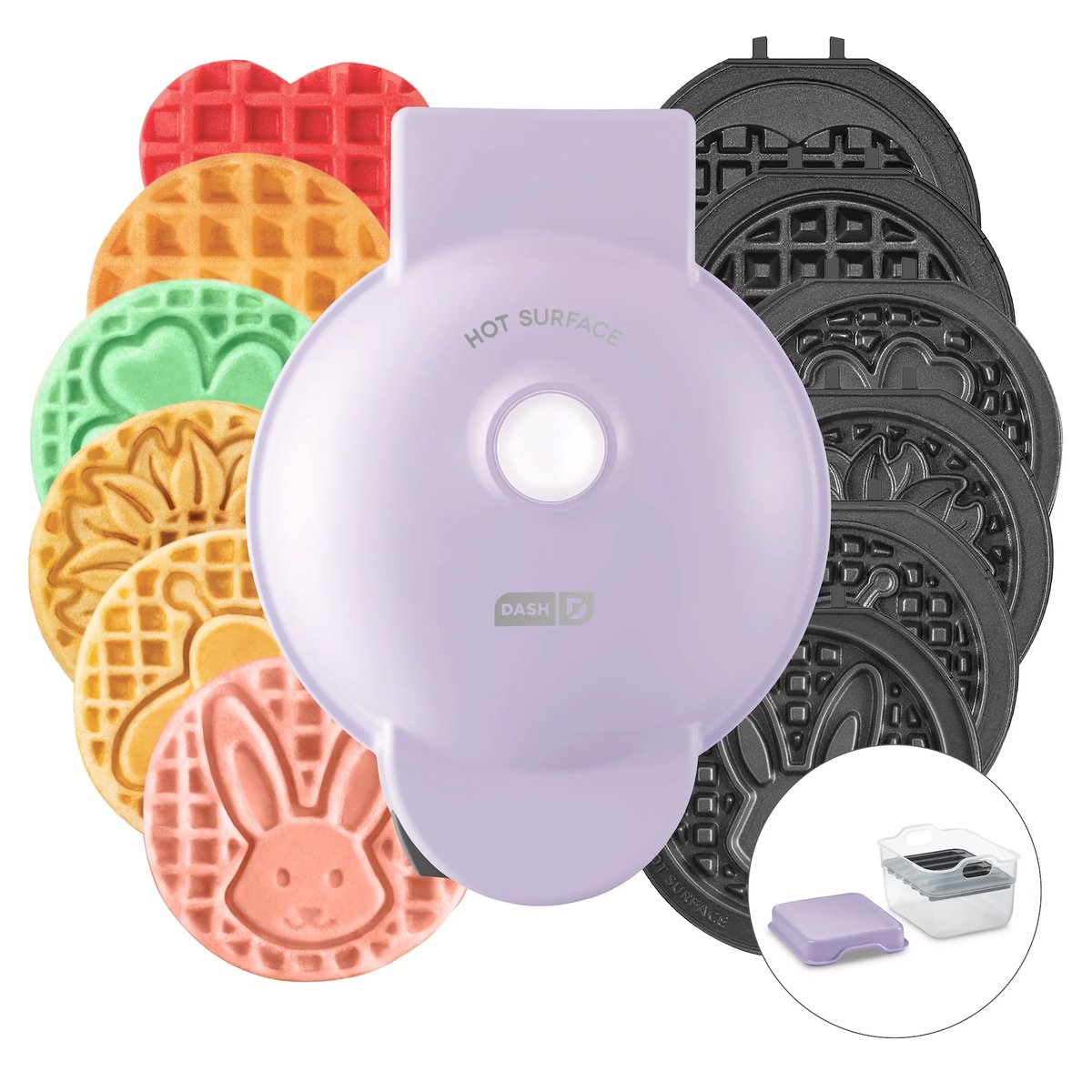 MultiMaker Mini System with Removable Plates: Waffle and Griddle