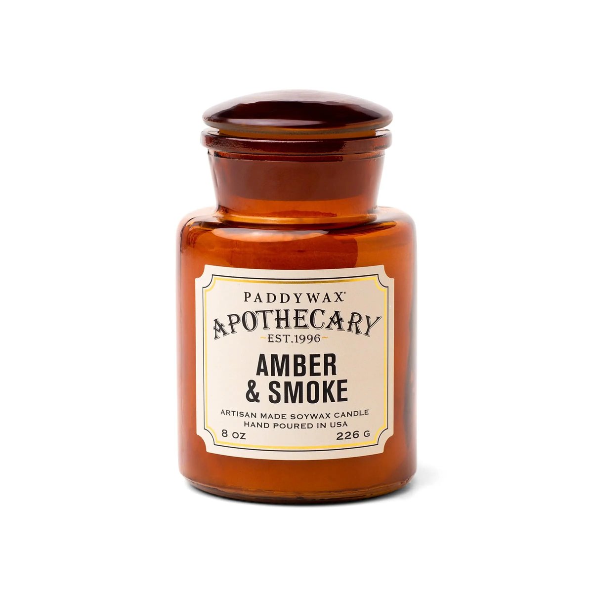 Amber + Smoke Apothecary 8 oz Candle